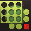 CHRISTINA JASMIN ROSER - Being I - traditional wet felting - 30 x 30 cm - €240
