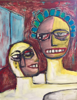 PAUL FORDE CIALIS - She plays her part - acrylic on canvas - 76 x 62 cm - €650