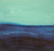 HELEN O'KEEFFE - The Deep Blue II - oil on board - part 1 of trypticth - €900 for all 3