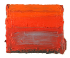 IAN HUMPHREYS - Red Strand - oil on oak - 17 x 21 cm - €2000