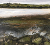 JANET MURRAN - A Place where the Past feels more Present - charcoal & acrylic on panel - 26 x 30 cm - €525