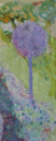 JULIA ZAGAR - Lime Allium - textile - 37 x 19 cm - €90 - SOLD