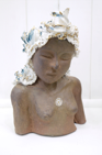 LAETITIA CATALNO - Serenity - ceramic - 26 x 19 x 19 cm - oxides on terracotta - €280 - SOLD