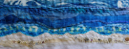 PATRICIA TOMLINSON - Ebb & Flow 3 - textile - 19 x 37 cm - tripytch €270 for all 3