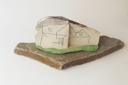 DAVID SEEGER - Enfoldings for Building 3 - ceramic on stone - 32 x 35 cm - €375