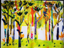 ALYN FENN - Forest 3 - mixed media on paper - 49 x 59 cm - €225 - SOLD