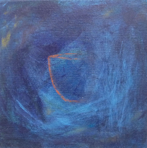 DEIRDRE BUCKLEY  CAIRNS - Go as an empty Cup 2 - acrylic on canvas - 20 x 20 cm - €120