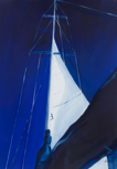 HELEN O'KEEFFE - Under the Deep, Deep Blue - oil on fabriano - €695