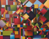 KYM LEAHY - Cosmopolitania - acrylic on canvas - 40 x 50 cm - €1000