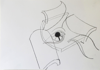 DAVID SEEGER - Eye Contact 4 - pen on paper - 28 x 42 cm - €550