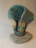 DAVID SEEGER - Two Trees - ceramic - 40 cm high - €1500