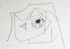 DAVID SEEGER - Eye Contact 6 - pen on paper - 28 x 42 cm - €550