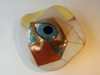 DAVID SEEGER - See "Mind's Eye Gold/Red" - ceramic - 29 cm wide - €800
