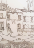 GRAINNE DOWLING - Old Jewish Quarter Verona - etching - €330