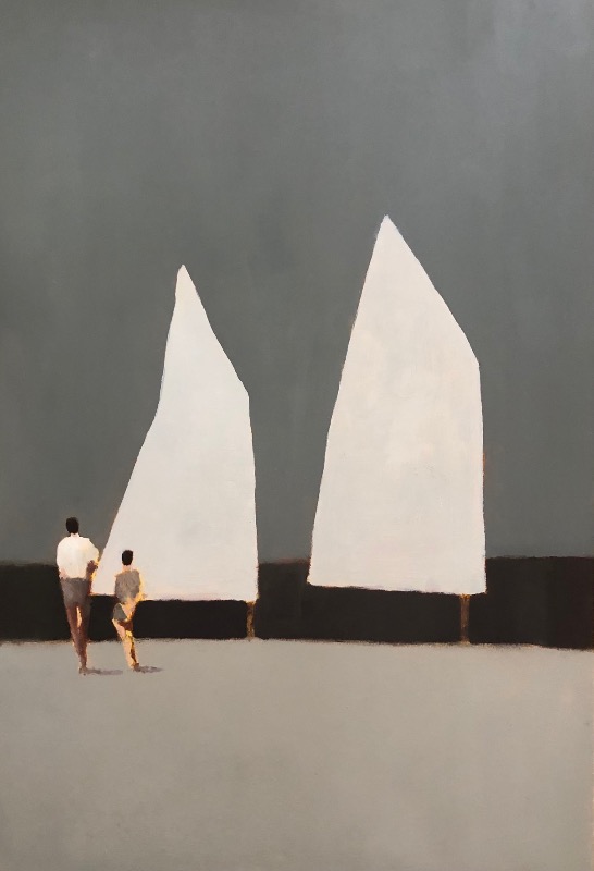 DIARMUID BREEN - I'd rather be Sailing -  - oil on board - 61 x 41 cm - €750 - SOLD