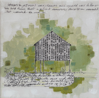 JOHANNA CONNOR - O'Leary's Barn - mixed media on canvas - 22 x 22 cm - €580