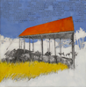 JOHANNA CONNOR - Sale Agreed - mixed media on canvas - 22 x 22 cm - €580
