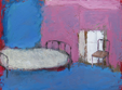 CHRISTINE THERY - The Unmade Bed - oil on canvas - 31 x 41 cm - €600