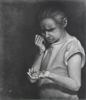 AOIFE LAYTON - Girl with Dead Bird - mezzotint - 40 x 35 cm - €450 - SOLD