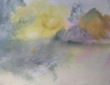 ELAINE COAKLEY - Nebula - oil on paper - 15 x 19 cm - €425