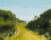 HELEN O'KEEFFE - Grassy Road Sailors Hill - oil on canvas - 40 x 51 cm - €500 - SOLD